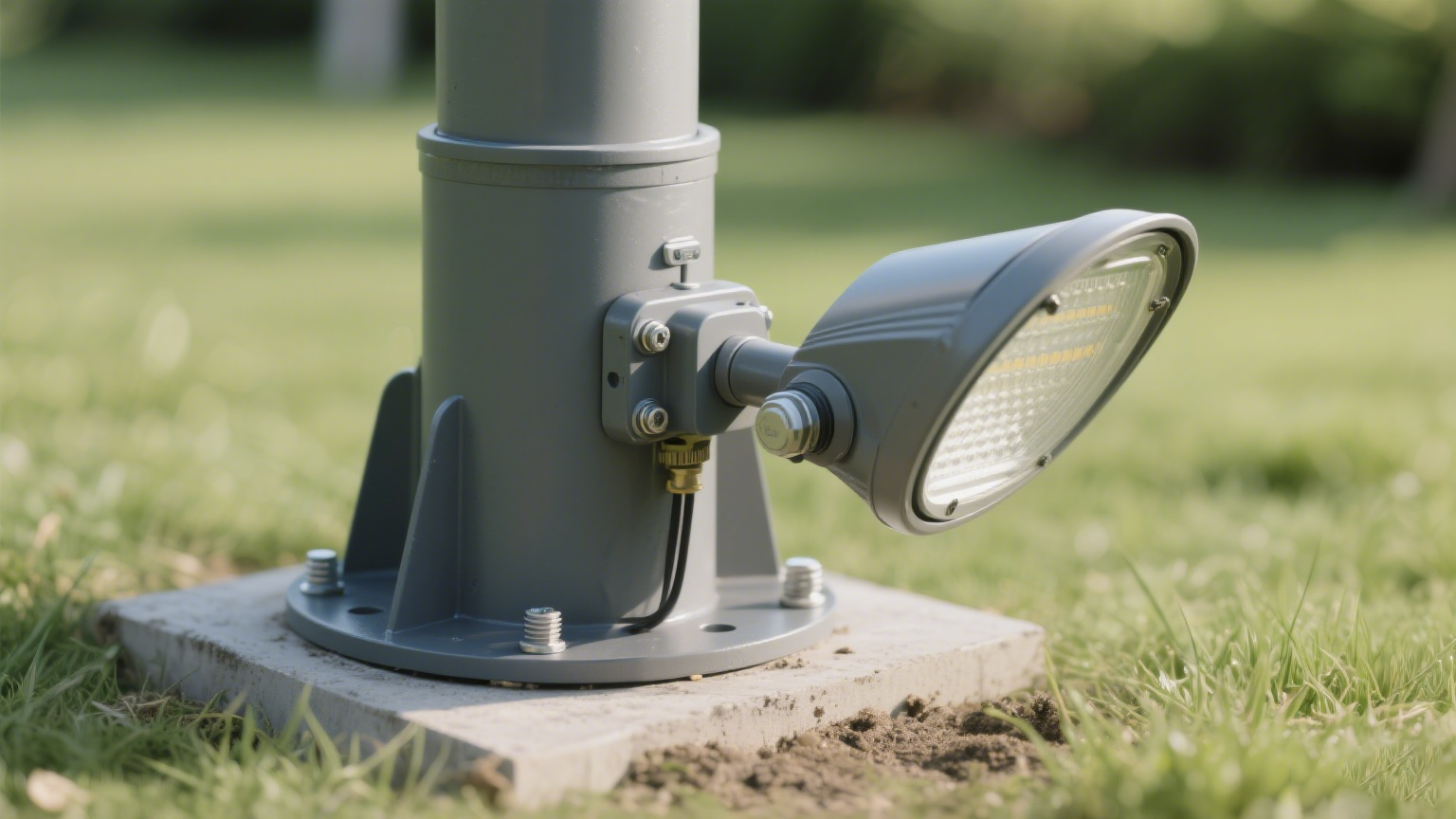 高桿庭院燈適用場景 參數(shù)示意